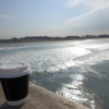 桟橋とコーヒー