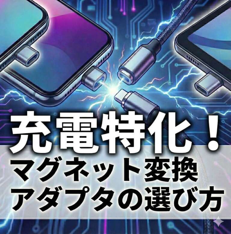 よく分かる！！マグネット変換アダプタの特徴と選び方